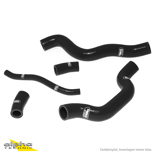 Kit de mangueras de silicona SAMCO SPORT negro para Suzuki SV1000 año de modelo 2003-2007