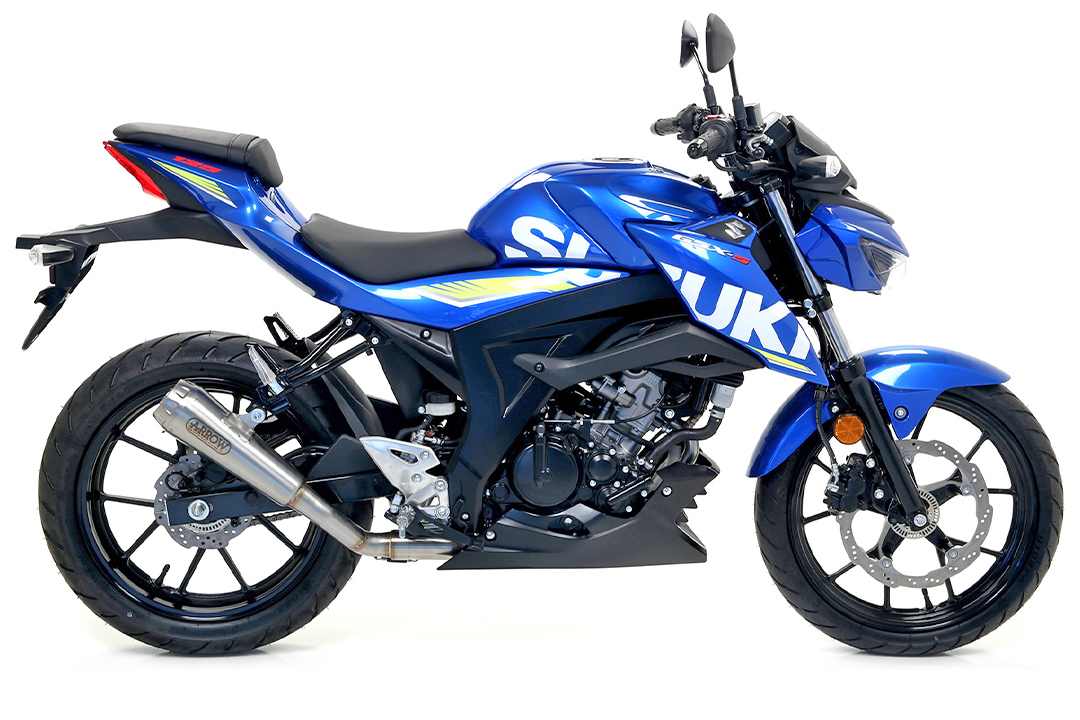 Escape ARROW PRO RACE para Suzuki GSX-S125 / GSX-R125 2017-, acero inoxidable (Solo con colector ARROW)