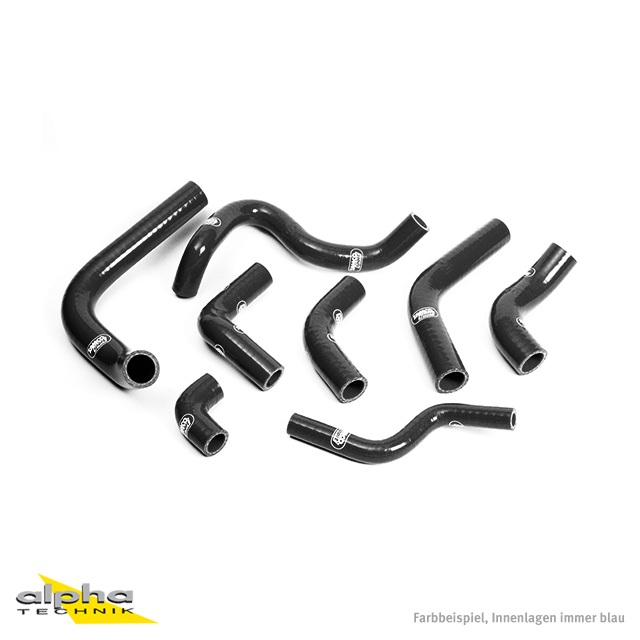 Kit de mangueras de silicona SAMCO SPORT negras para Ducati 748 S SP SPS Biposto 916 S SP SPS Biposto 996 S SPS Biposto Año del modelo 1995-2003