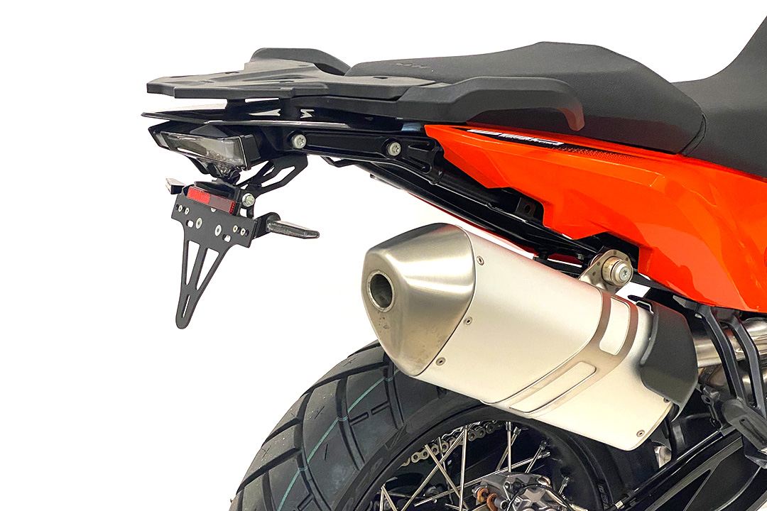 Soporte de matrícula alpha Technik para KTM 790 Adventure, 890 Adventure y 890 SM T