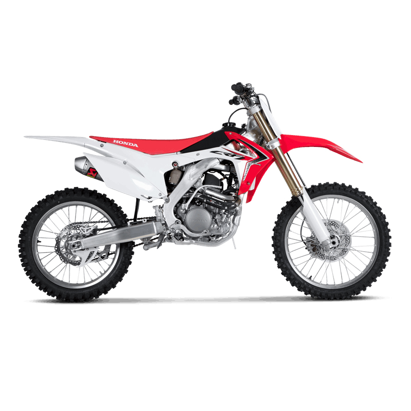 Línea Akrapovic Evolution (Titanio) Sistema de escape para Honda CRF250R año del modelo 2014-2015