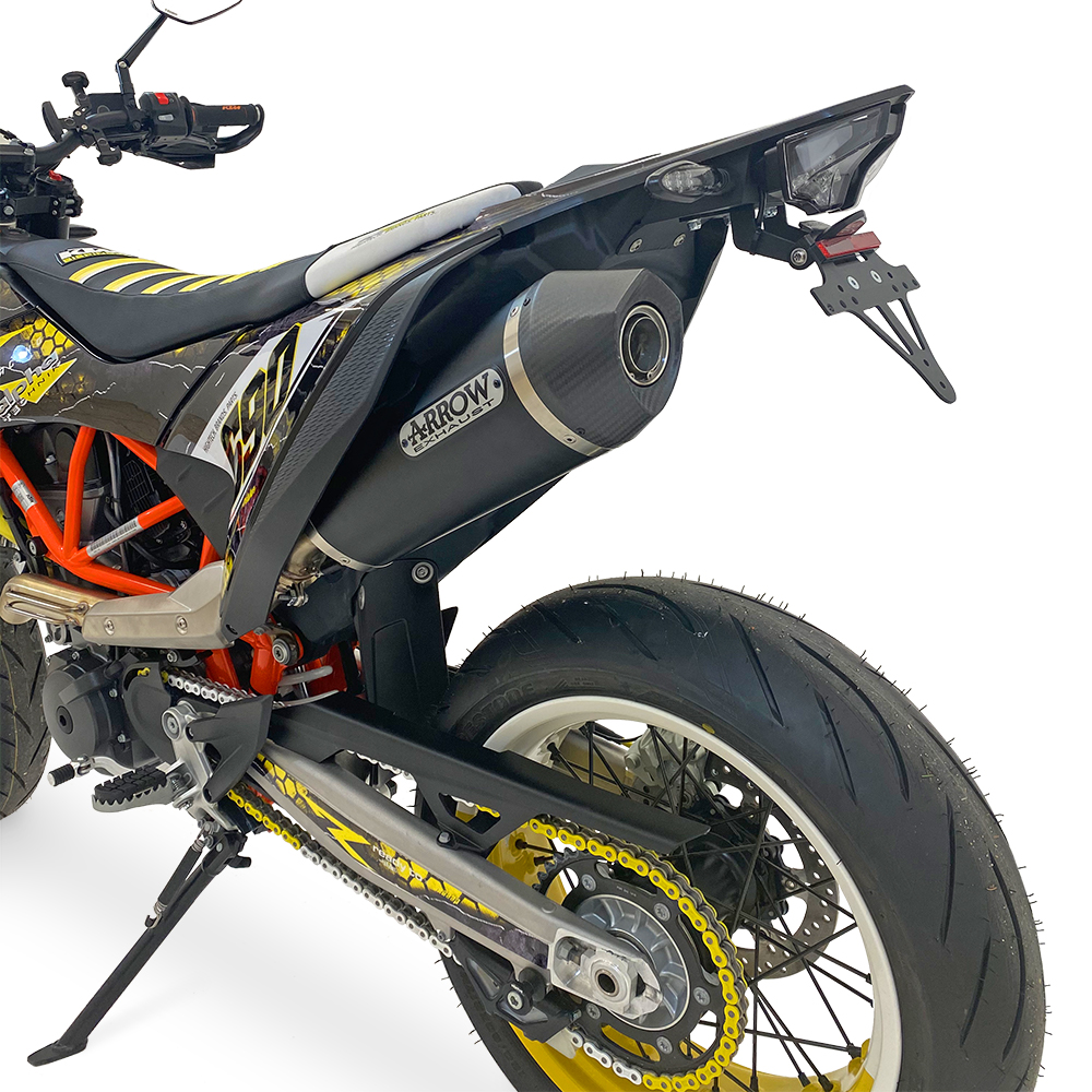 Soporte de matrícula alpha Technik para KTM 690SMC R; Tipo KTM690LC4; Año del modelo 2019-
