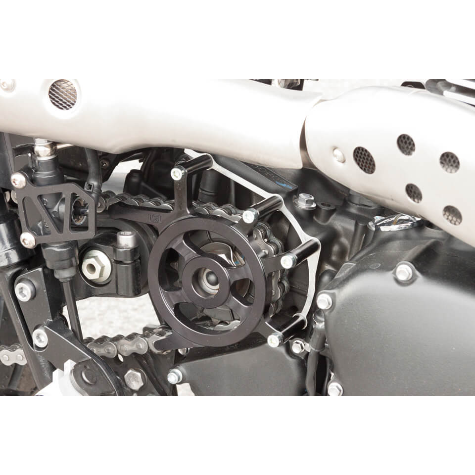 Cubierta de piñón LSL Bonneville/Thruxton/Scrambler, negra