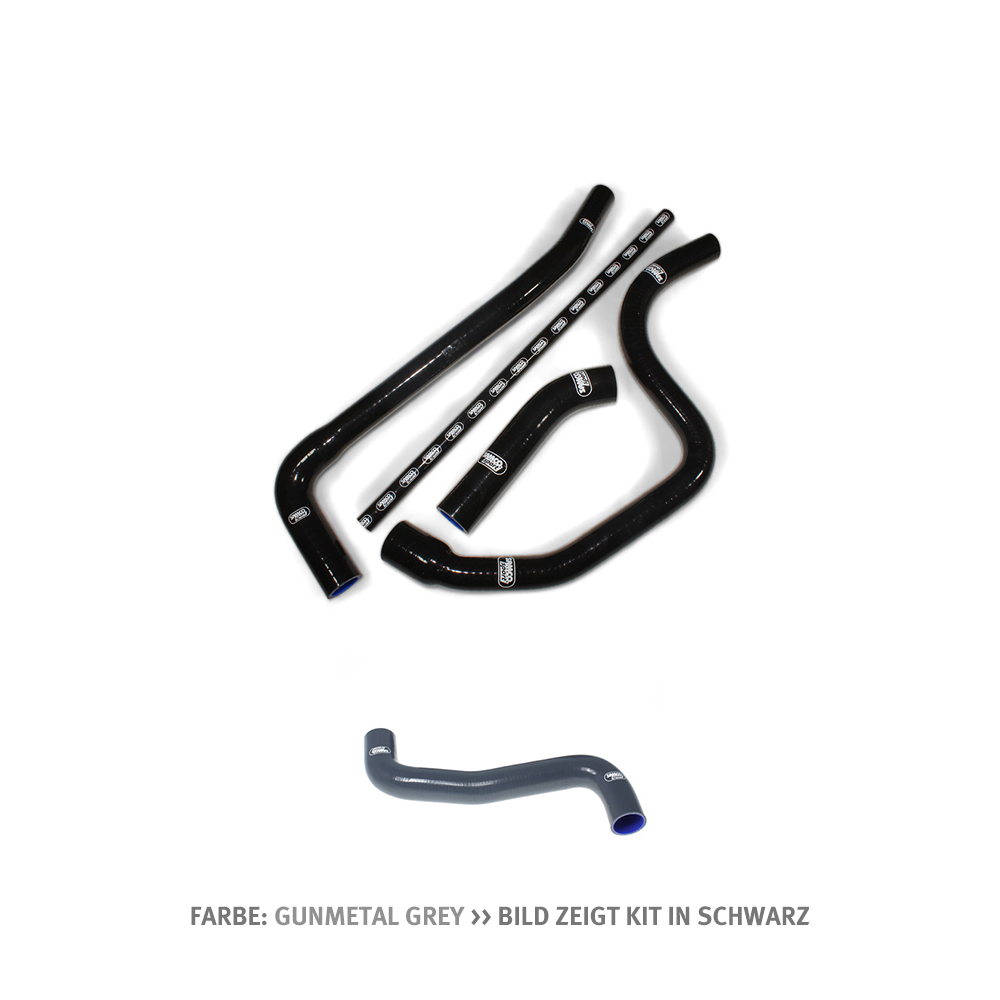 SAMCO SPORT Kit de mangueras de silicona gris plomo para Triumph Daytona 955i Speed Triple 1050i año modelo 2005-2010
