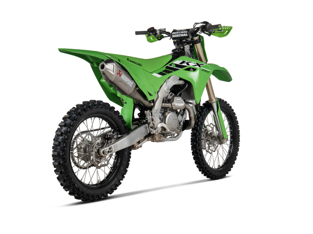 Línea Akrapovic Evolution (Titanio) para Kawasaki KX250, 250X, 2025-
