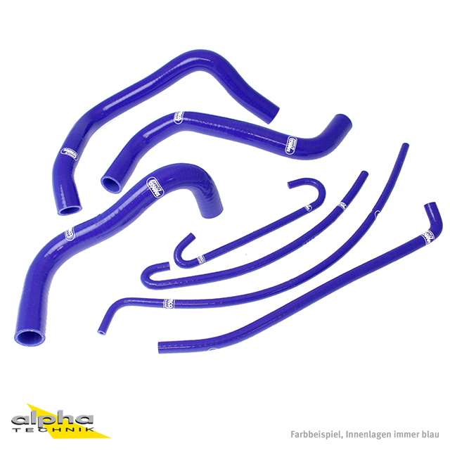 Kit de mangueras de silicona azul SAMCO SPORT para Suzuki GSXR1000 año de modelo 2009-2016