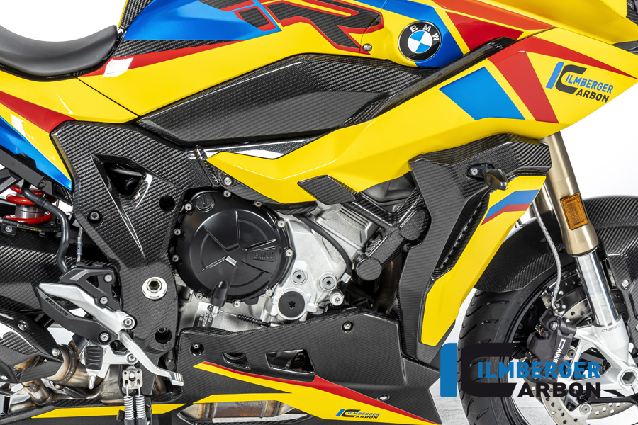 Cubierta del chasis de Carbono Ilmberger lado derecho, brillante, BMW S1000XR 2020- M1000XR 2024-