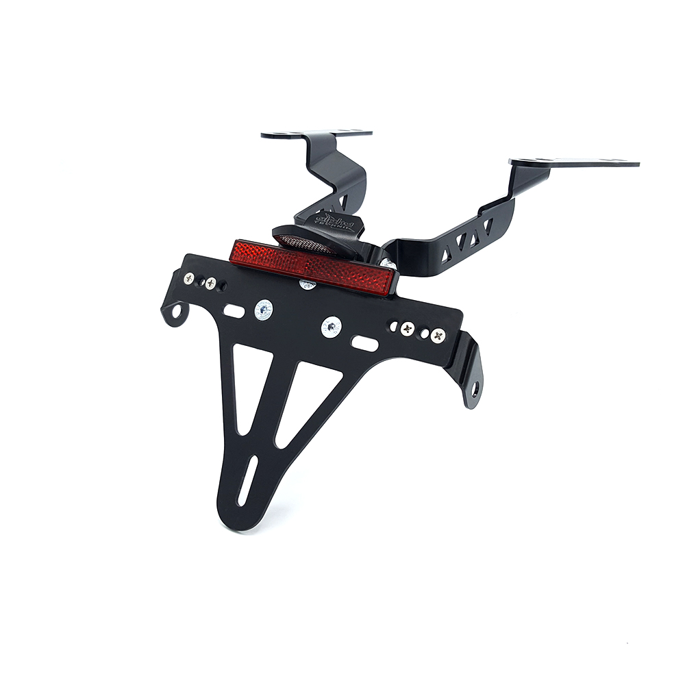 Soporte de matrícula alpha Technik para Honda CB650R, CB650RA y CBR650R, CBR650RA; Año del modelo 2019 - 2020