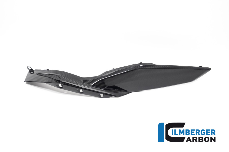 Tapa lateral de carbono Ilmberger en el depósito de gasolina (inferior) lado izquierdo, brillante, BMW S1000XR 2020- M1000XR 2024-