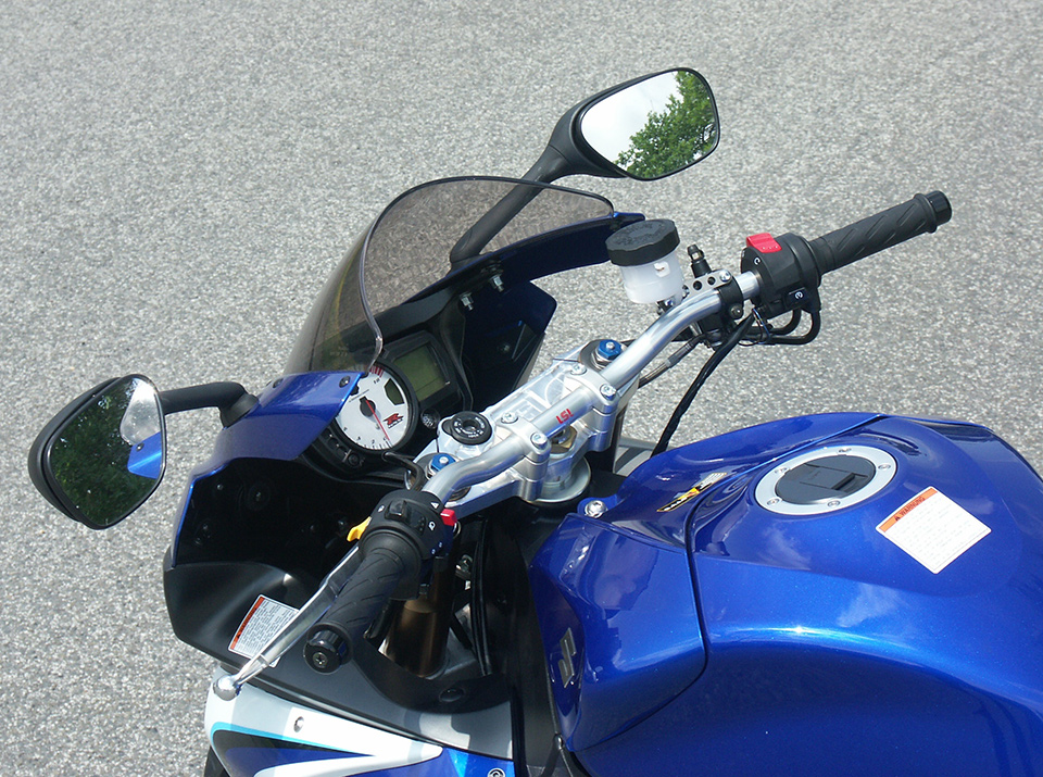 Kit Superbike LSL con homologación de piezas para Suzuki GSX-R600, Tipo WVCE/WVCV, 2006-2010, GSX-R750, Tipo WVCF/WVCW, 2006-2010, plateado, (Tipo G)