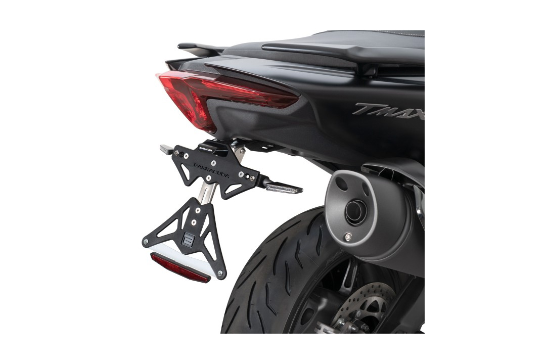Soporte de matrícula Barracuda para Yamaha T-MAX 560 año de fabricación 2020-