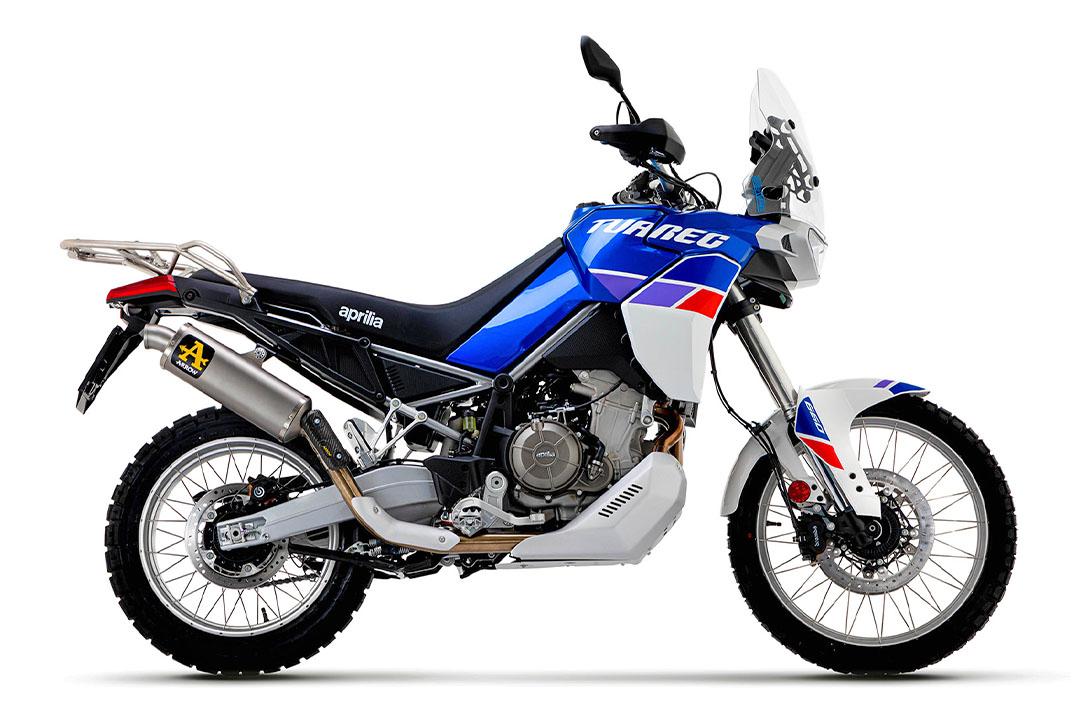 Escape ARROW INDY RACE Titanio para Aprilia Tuareg 660 a partir del año de modelo 2022-