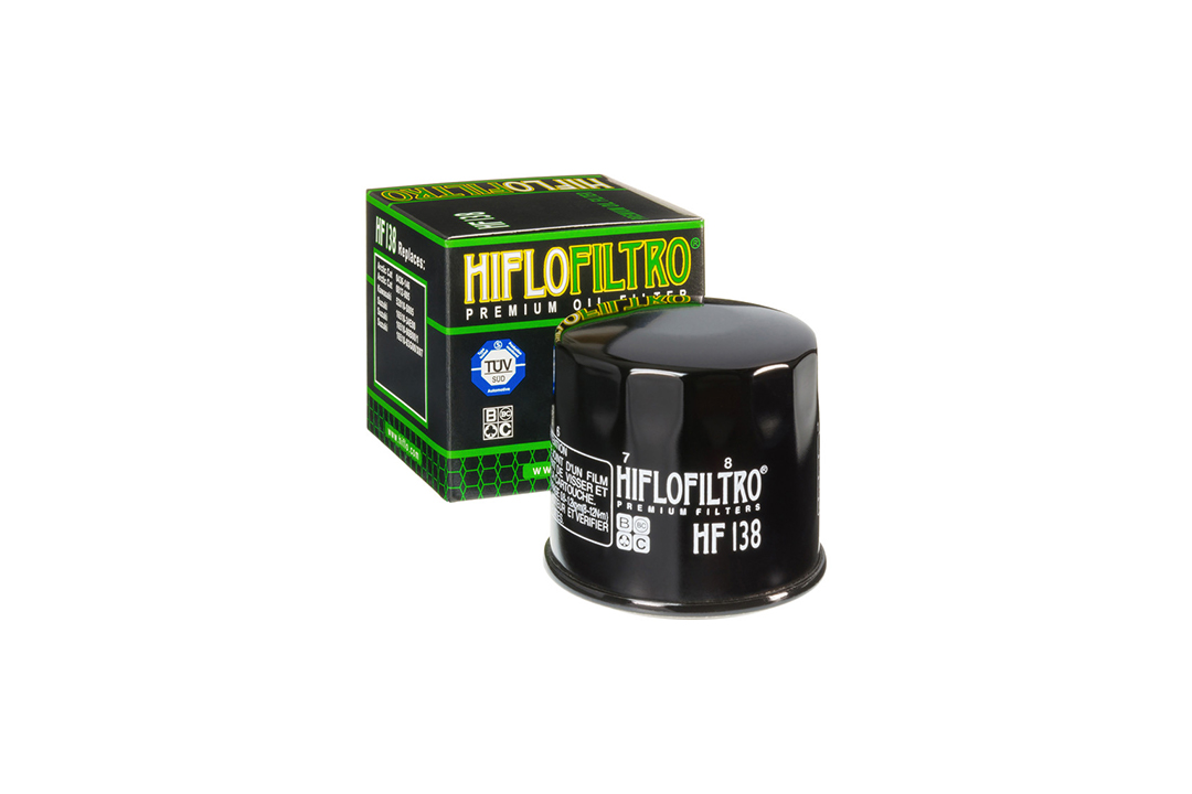 HIFLO filtro de aceite HF138 para varios modelos Aprilia / Bimota / Cagiva / Kawasaki / Kymco / Sachs / Suzuki