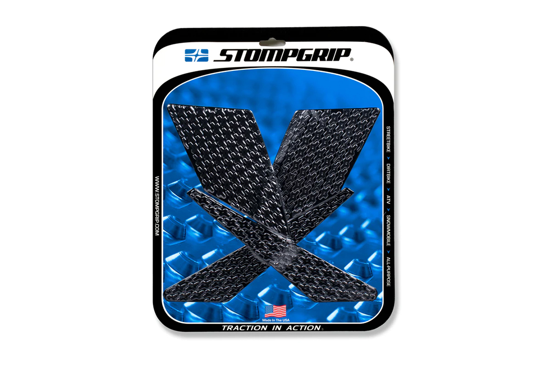 Stompgrip negro, Icon, para Kawasaki KLX250, 2009-2020, KLX300, 2021-2025
