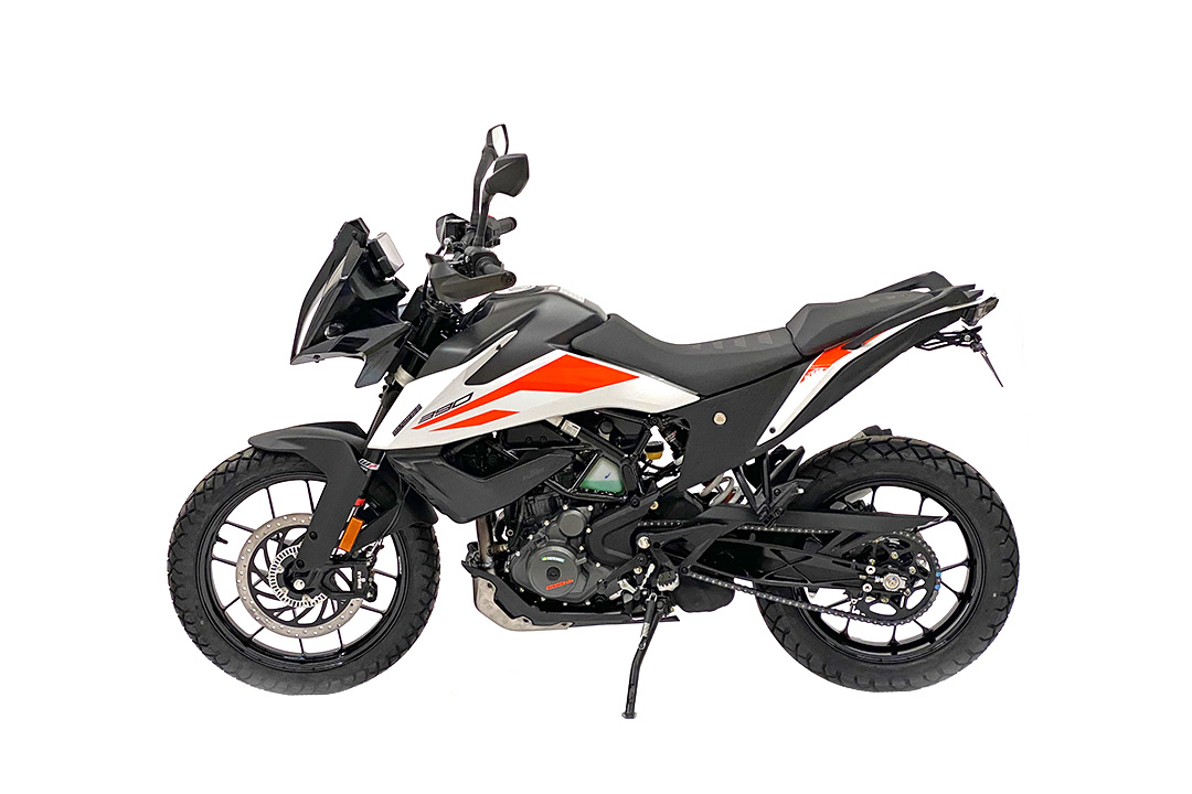 Soporte de matrícula alpha Technik para KTM 390 Adventure a partir del año modelo 2020, Tipo: KTM Is Adventure
