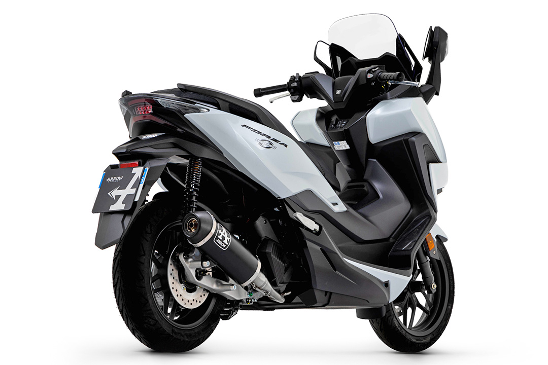 ARROW Escape DARK URBAN para Honda Forza 125 a partir del año de modelo 2021-