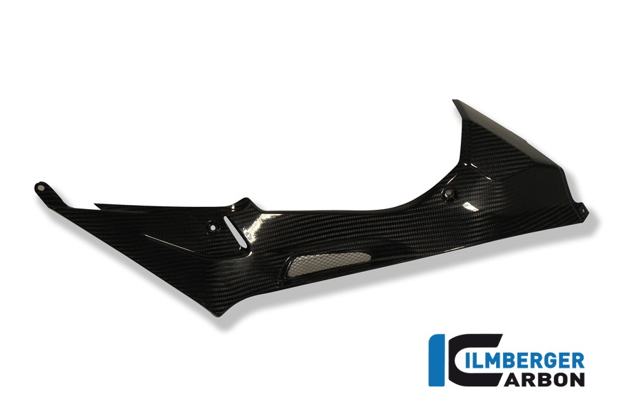 Tapa lateral de carbono Ilmberger lado derecho en el depósito de gasolina, Carbono