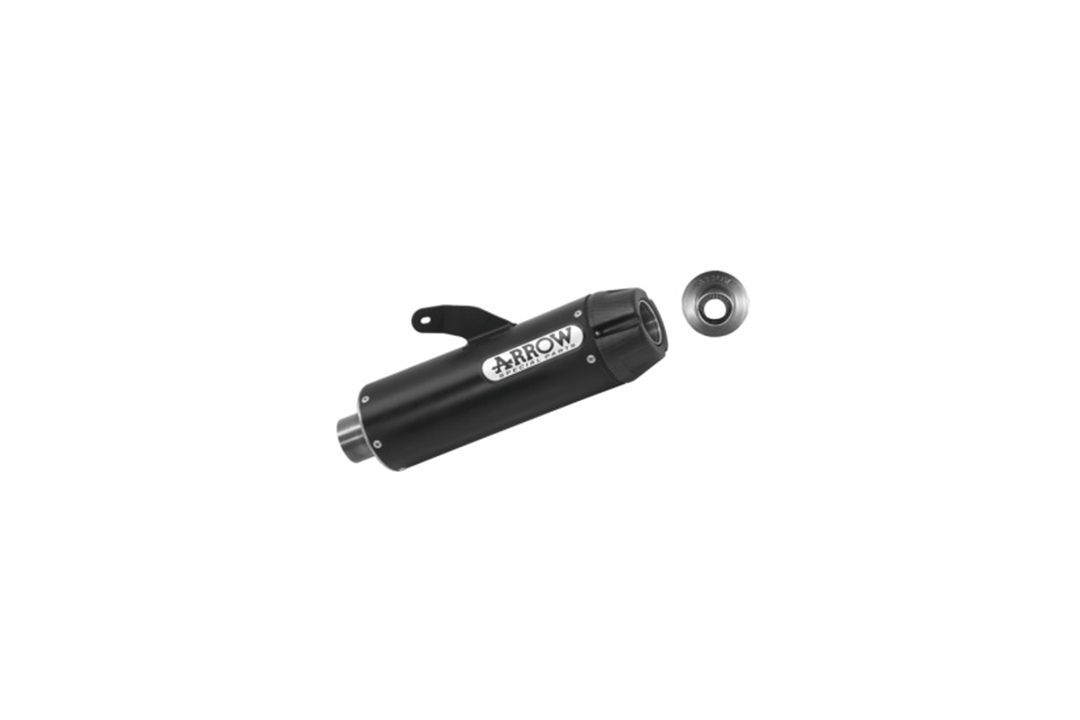 Escape ARROW DARK JET-RACE Acero inoxidable negro para Yamaha MT-07 / Tracer 700 2014-