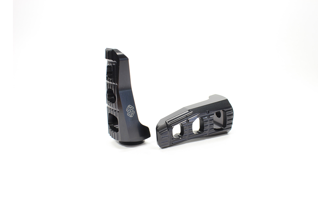 Kit de estriberas de repuesto Gilles Touring, para el piloto, negras para Honda CBR900RR, CBR1000RR