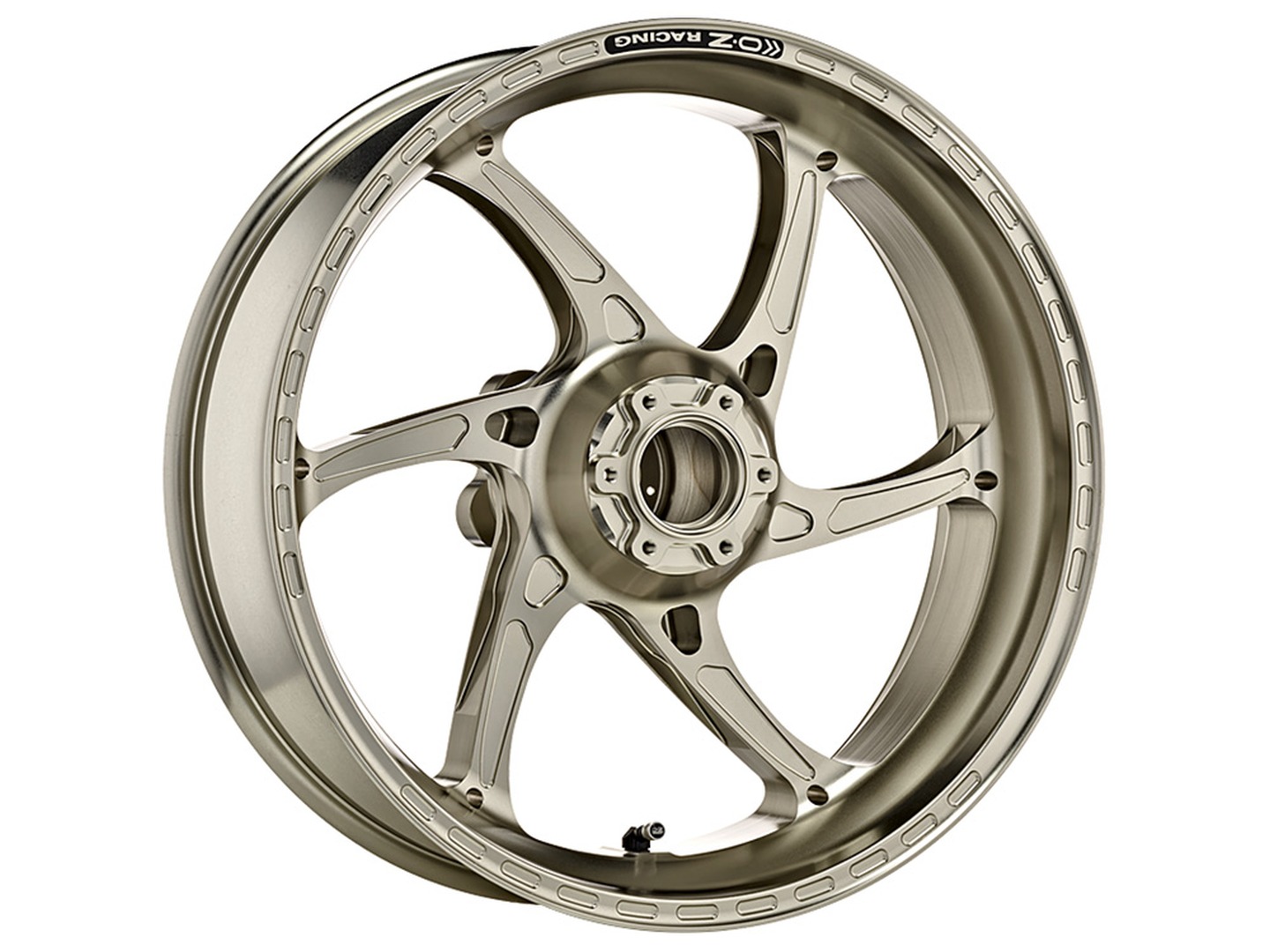 OZ Gass RS-A Aluminio trasero en color titanio para Ducati Monster 821, 2014-2020 y Panigale 899, 2014-2015 y Panigale 959, 2016-2019