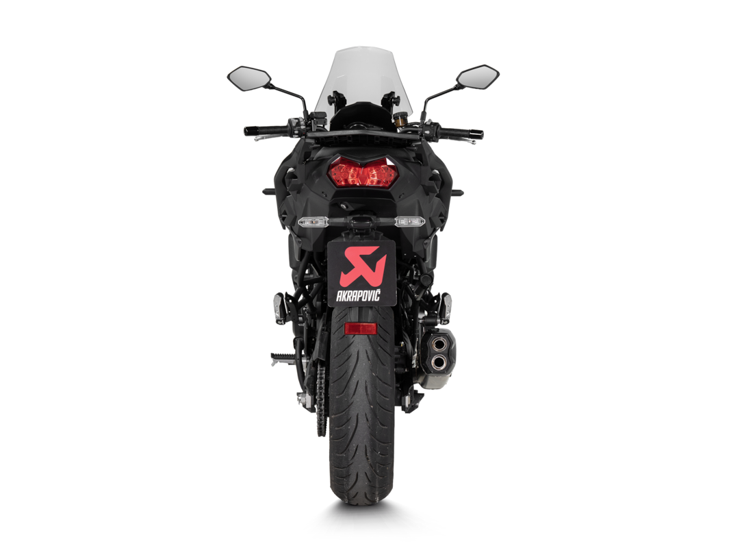 Sistema de escape Akrapovic Slip-On Line (Titanio) para Kawasaki Versys 1100, 2025-
