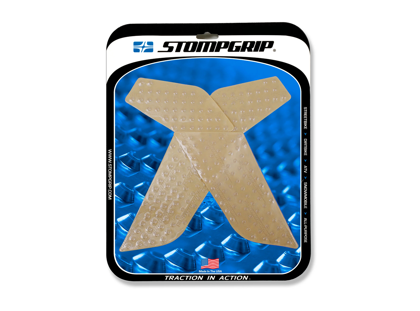 Stompgrip transparente, Volcano, para Ducati Multistrada (ver lista de compatibilidad)