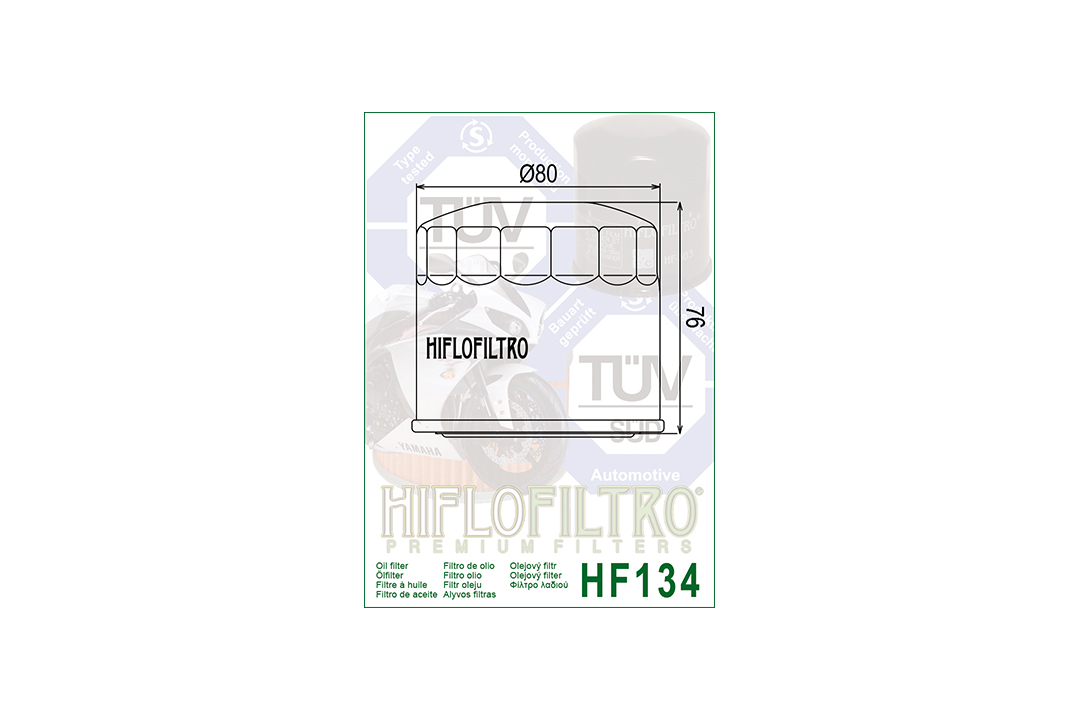 HIFLO filtro de aceite HF134 para varios modelos Suzuki