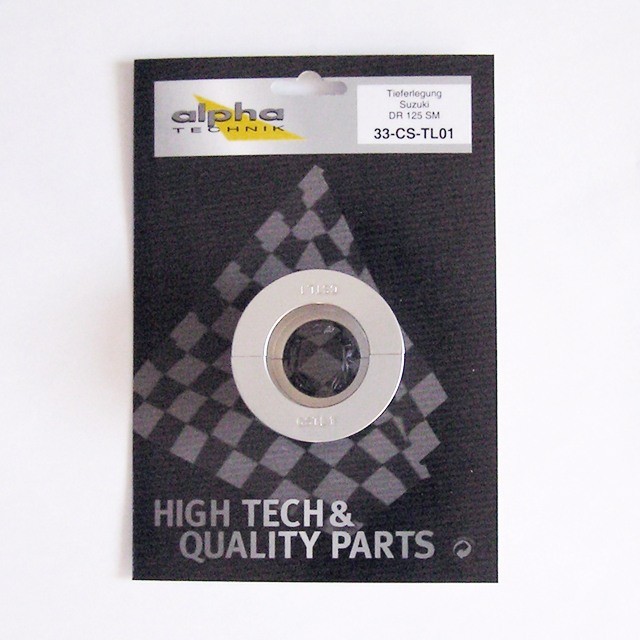 alpha Technik Kit de Descenso 45mm Suzuki DR125SM, Tipo CS; Año del modelo 2008-