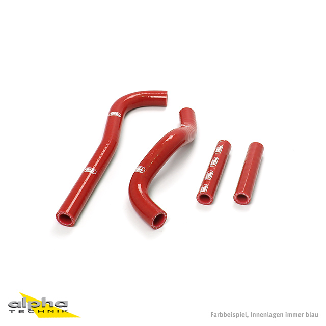 Kit de mangueras de silicona SAMCO SPORT rojo para Honda CRF150R año de modelo 2007-2023