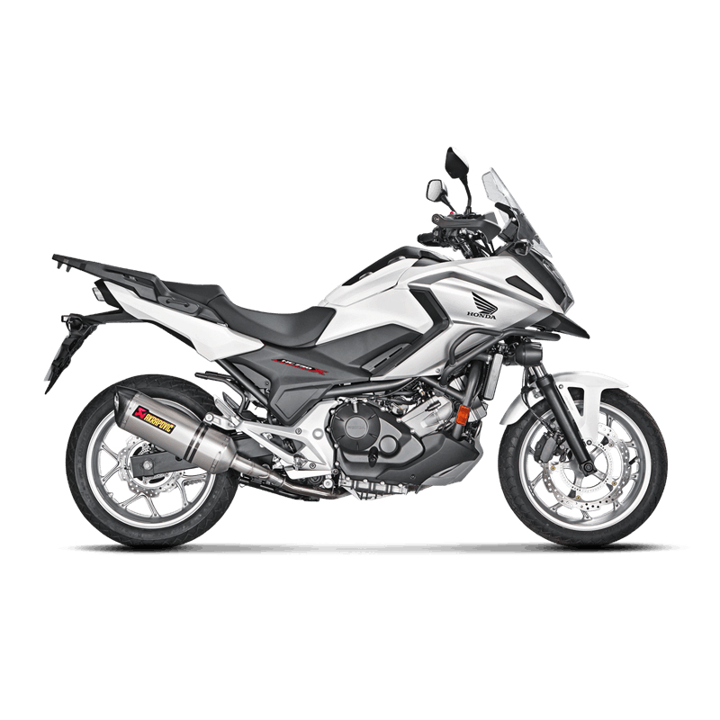 Sistema de escape Akrapovic Slip-On Line (Titanio) para Honda Integra 2012-2020, NC700/750S 2012-, NC700/750X 2012-2020