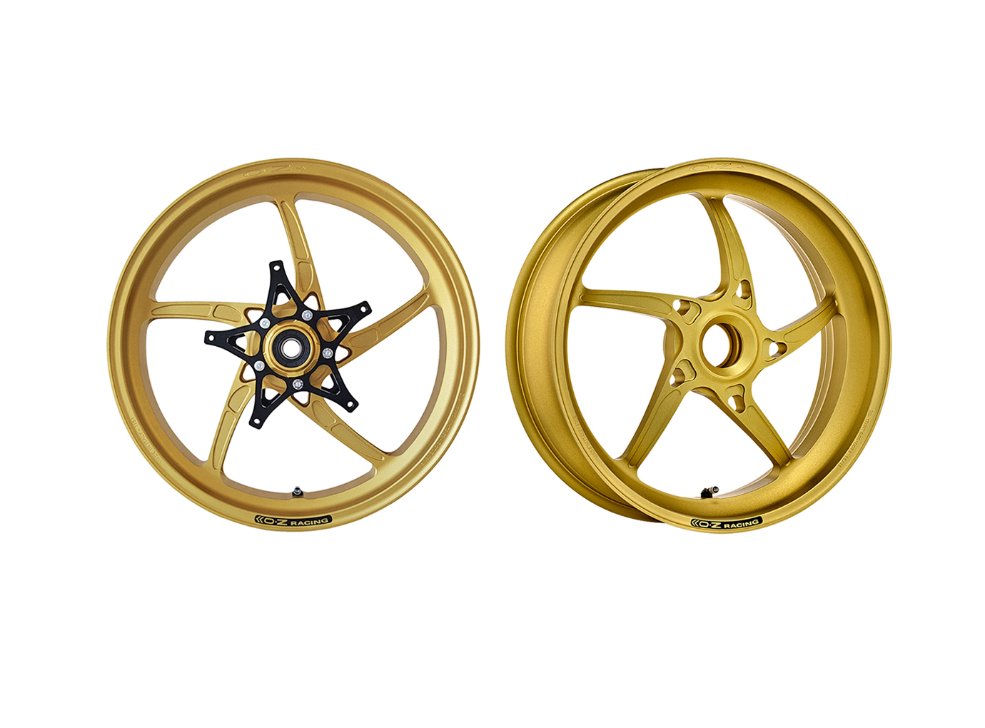 Juego de llantas de aluminio OZ Gass RS-A en oro mate para Ducati Panigale V4(S), 2025
