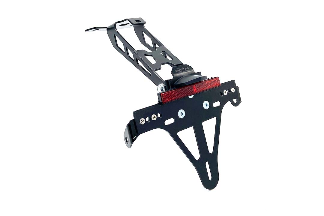 Soporte de matrícula alpha Technik para Aprilia RS 457 / Tuono 457, Tipo XE, año del modelo 2024-.