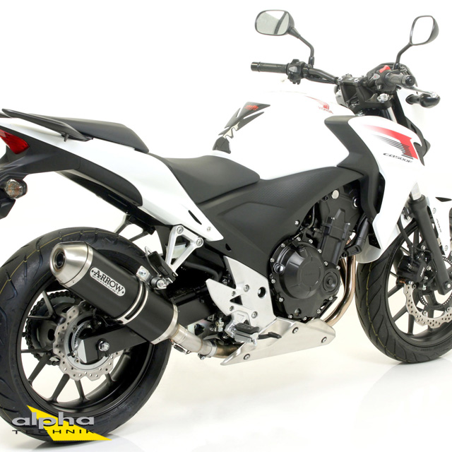 Escape ARROW RACE TECH para Honda CB500F / CBR500R / CB500X 2013- de aluminio, negro
