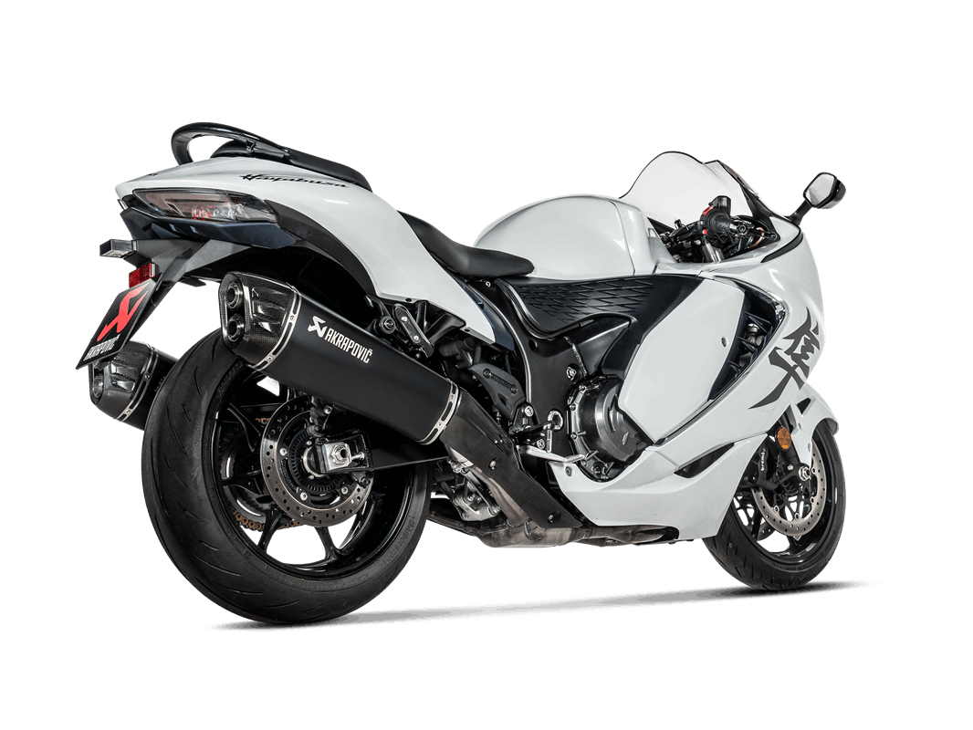 Silenciador Akrapovic Slip-On Line (Titanio) para Suzuki GSX1300R Hayabusa, años 2021-2025