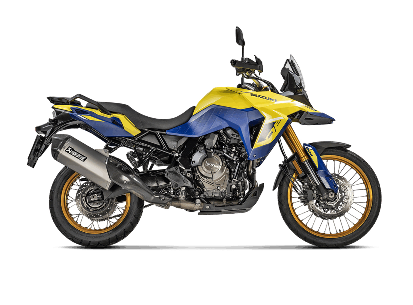 Escape Akrapovic Slip-On Line (Titanio) para Suzuki V-Strom 800 año del modelo 2022-2025