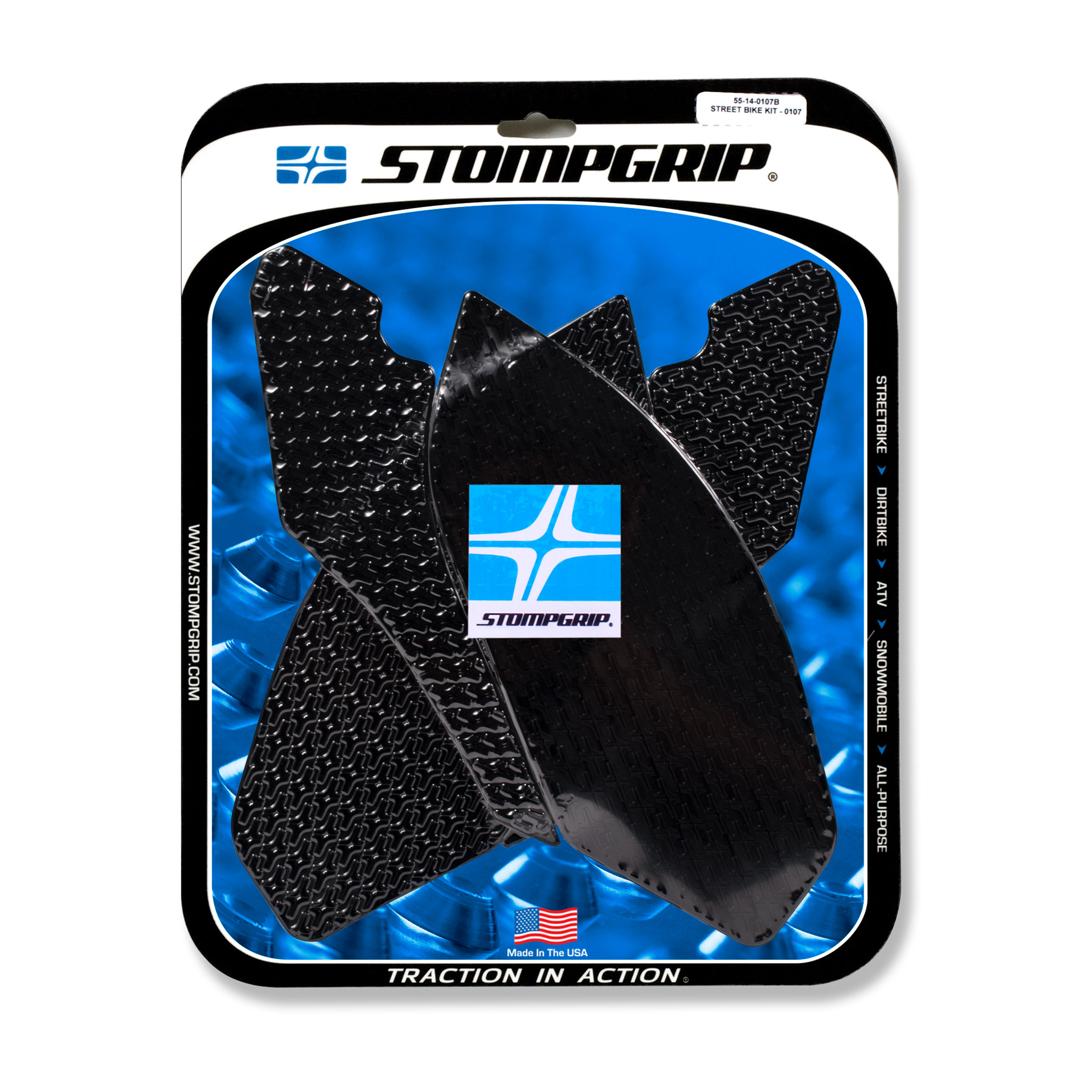Almohadillas de tracción Stompgrip negras, para BMW HP4 Race, 2018-2019, S1000R, 2014-2020, S1000RR, 2015-2019