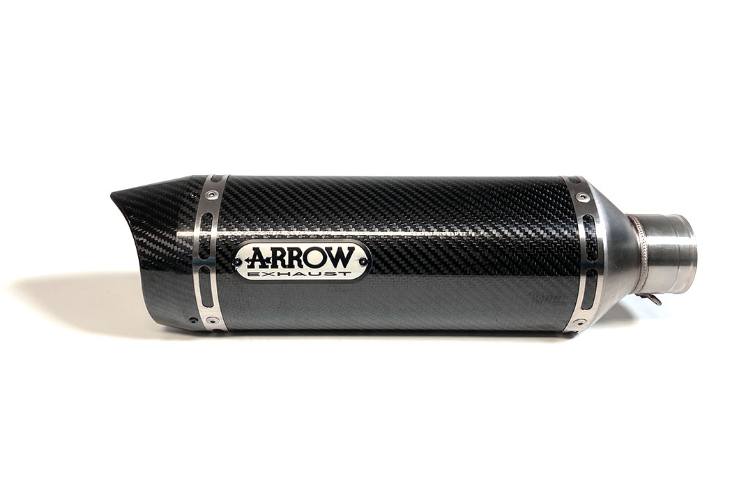 Escape ARROW THUNDER para Yamaha MT07 / Tracer 700 2014-2020, Carbono (Solo con colector ARROW)