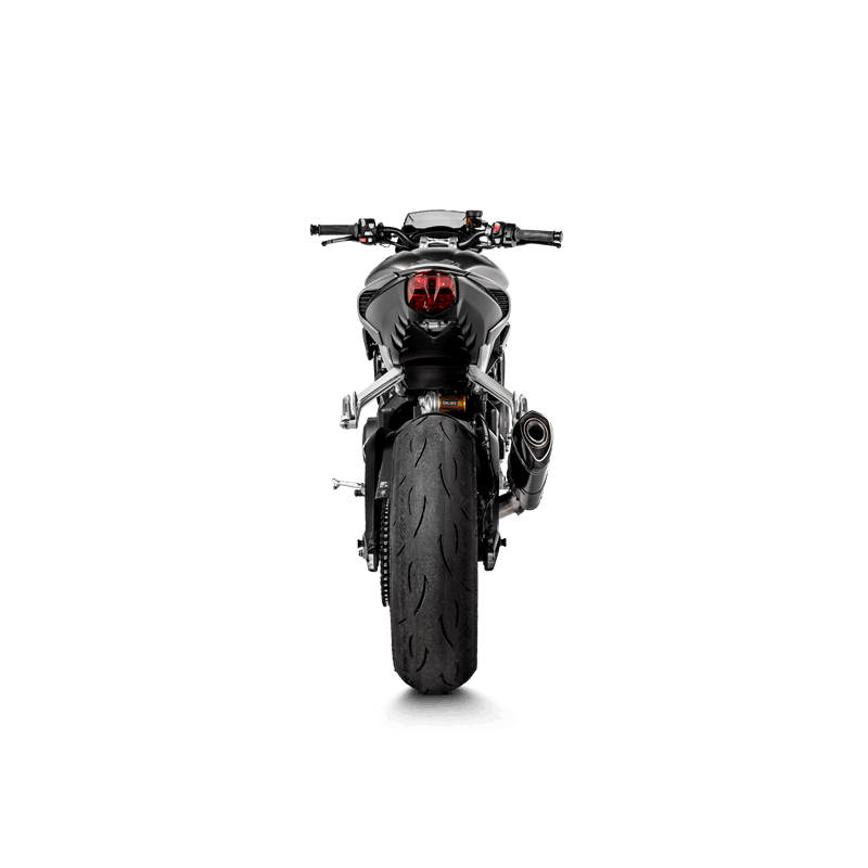 Silenciador Akrapovic Slip-On Line (Carbono) Triumph Street Triple 765S / R / RS 2017-2019