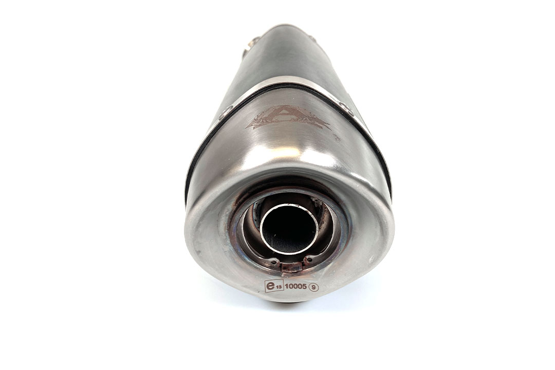 ARROW Escape DARK STREET THUNDER Aluminio negro para Ducati Monster 696 / 796 / 1100 2008-2014