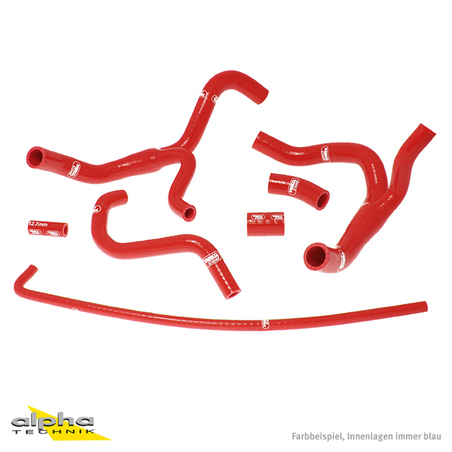 Kit de mangueras de silicona SAMCO SPORT rojo para Honda CBR1000RR año de modelo 2008-2011