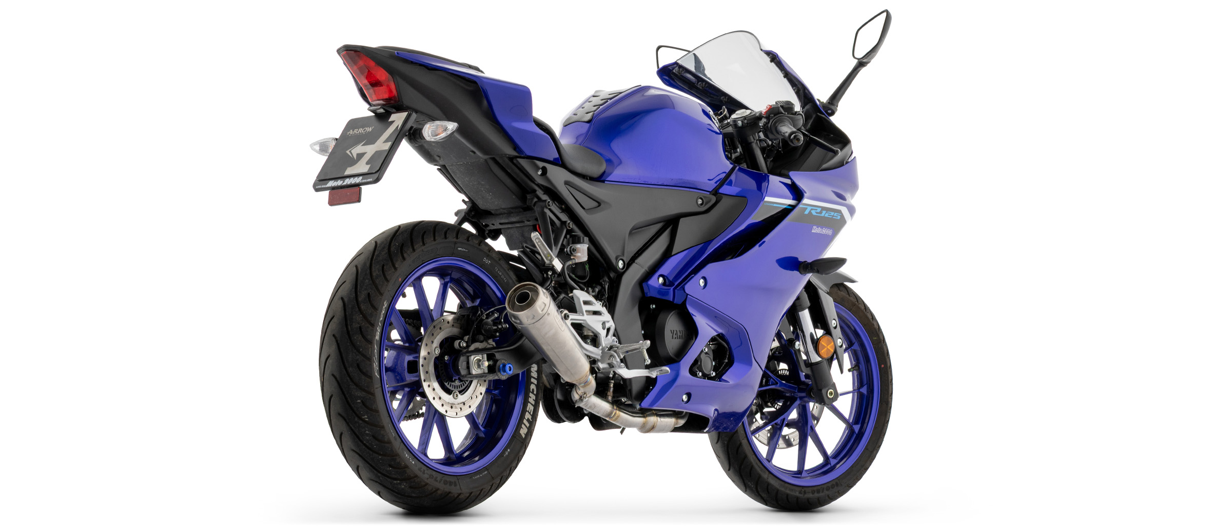 ARROW Auspuff PRO RACE NiChrome für Yamaha YZF-R, MT 125, 2025-