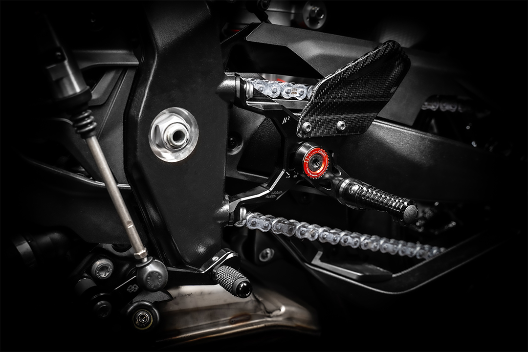 Sistema de reposapiés GILLES MUE2 BMW M 1000 R, 2022- , S1000 R, 2021-