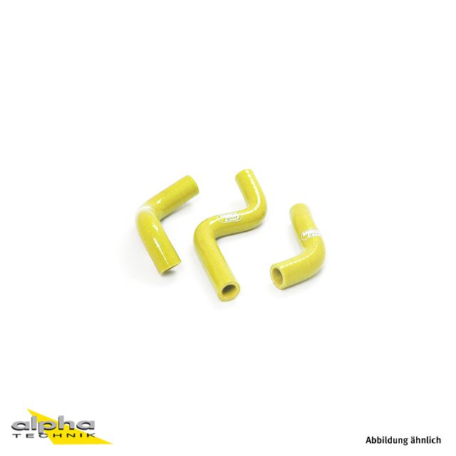 Kit de mangueras de silicona SAMCO SPORT amarillo para Kawasaki KX85 KX112 KX100 modelos 2014-2023