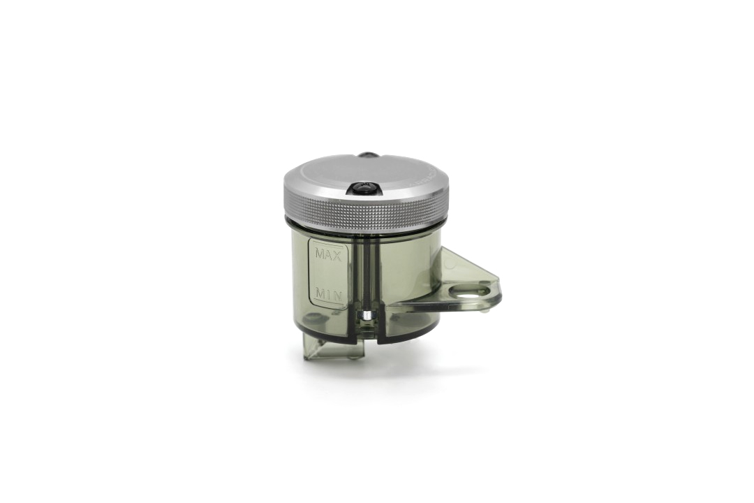 Barracuda Universal depósito de reglaje con tapa de aluminio plateada, diámetro 50 mm