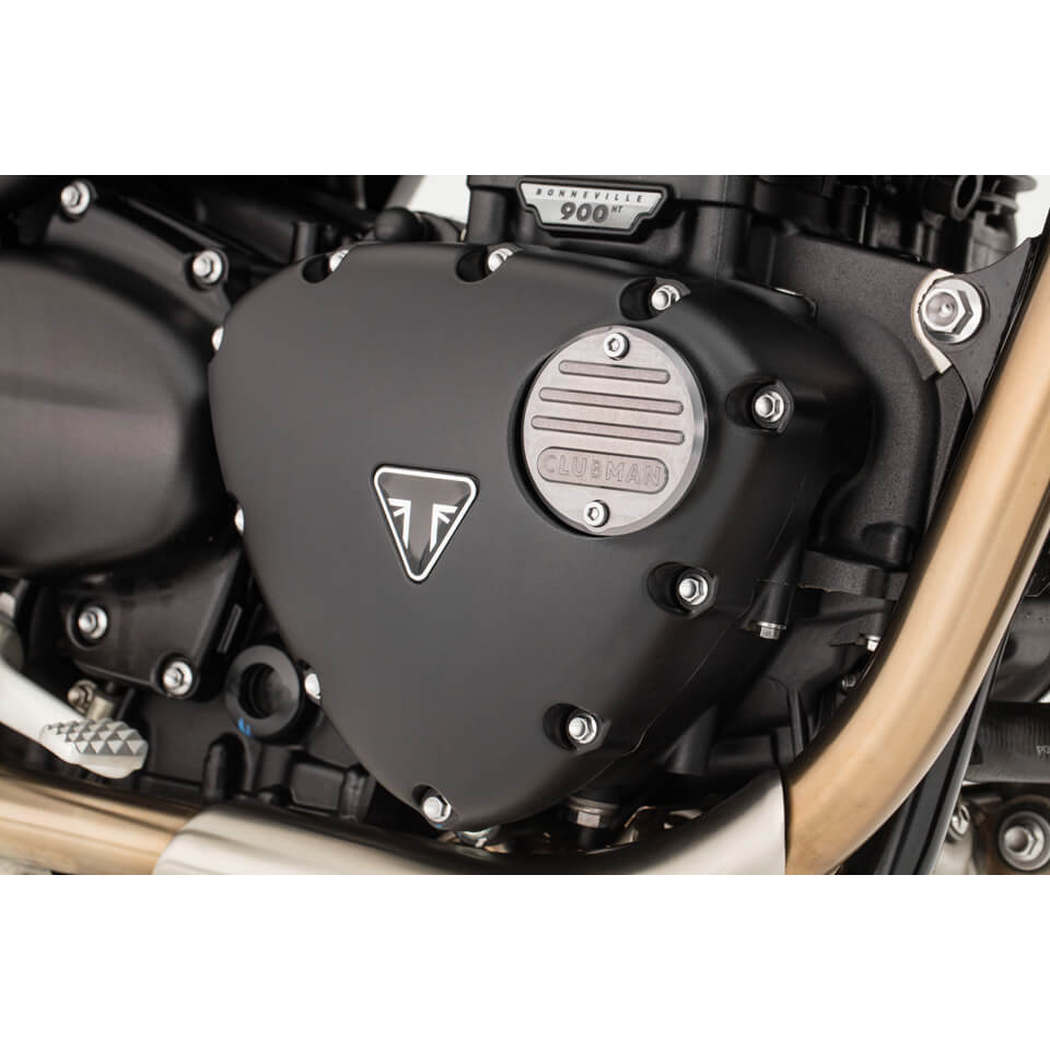 Tapa de motor LSL CLUBMAN lado derecho, para Triumph Street Twin, titanio