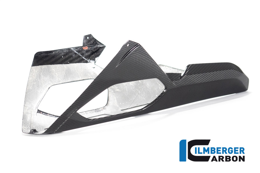Parte inferior del carenado de carbono Ilmberger - pieza de prolongación, brillante, BMW M1000RR 2023-