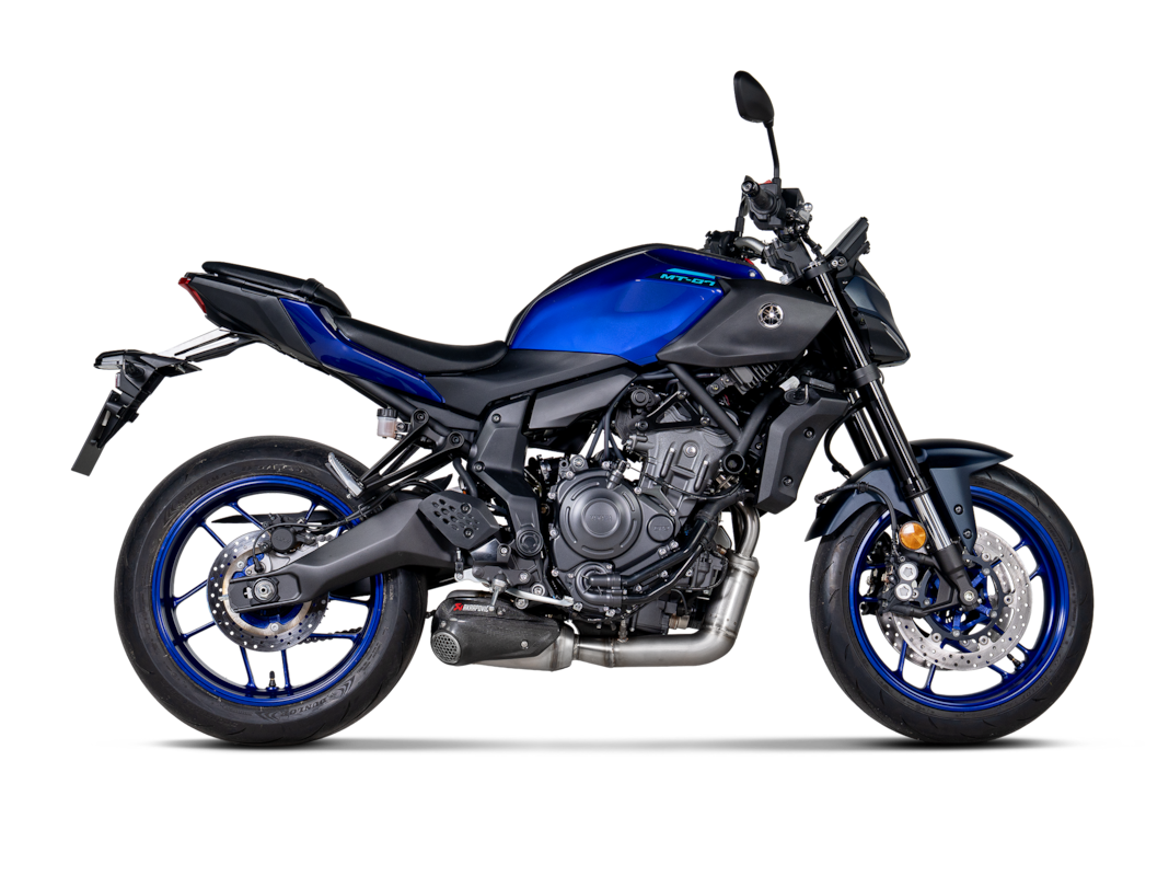 Akrapovic Racing Line (Titanium) sistema de escape para Yamaha MT-07, FZ-07 2021-2025, Tracer 7, GT, 2020-2025