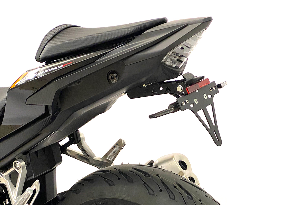 Soporte de matrícula para Honda CB500F, CBR500R y CB750 Hornet, a partir del año modelo 2017-