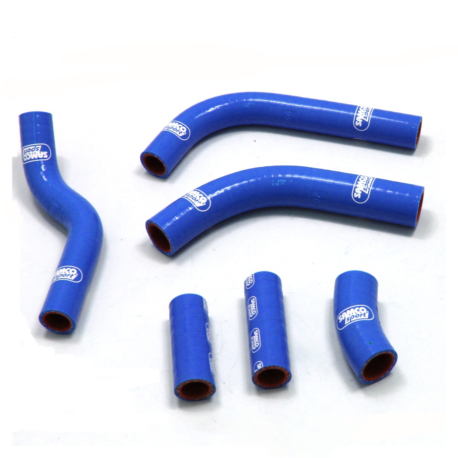 SAMCO SPORT Kit de mangueras de silicona Diseño OEM azul para Kawasaki KX450F Año del modelo 2016-2018