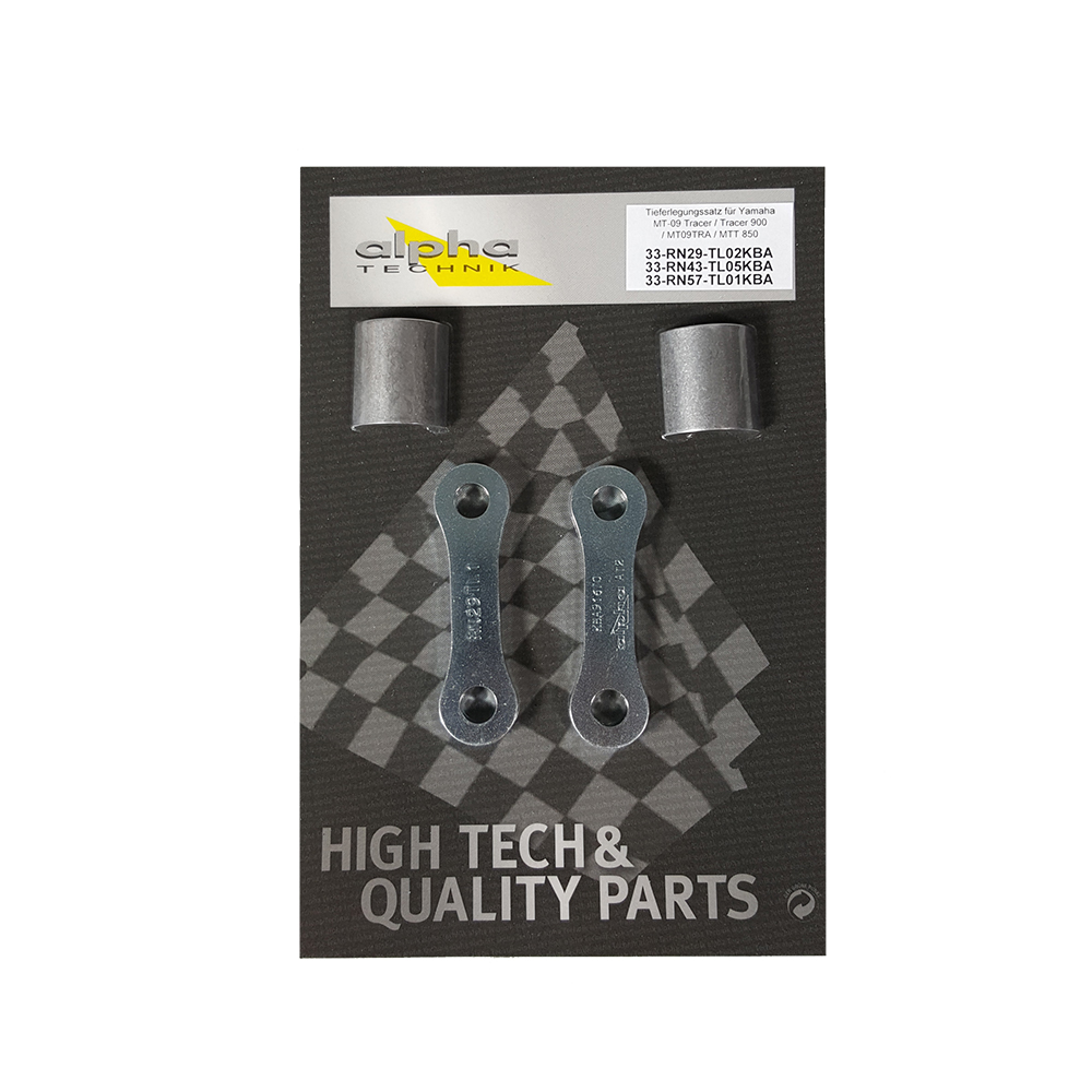 Kit de descenso alpha Technik 30mm Yamaha MT09 Tracer; Tipo RN29; Año del modelo 2015-